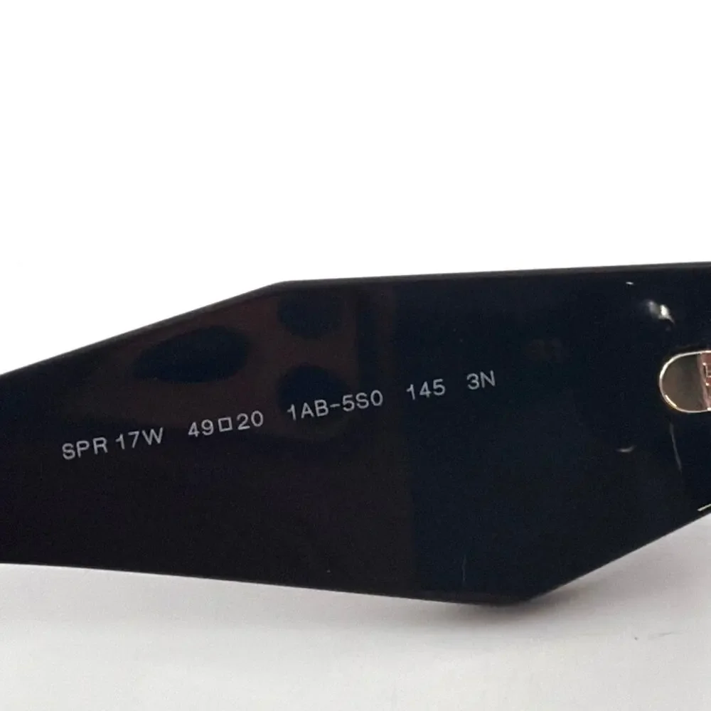 Prada Black Slate Gray Lenses Symbole Sunglasses